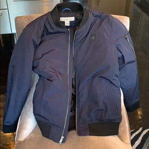 Calvin Klein Boys Large Bomber in Navy